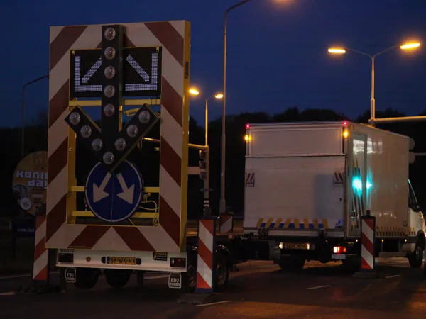 Wegafzetting en verkeersplannen